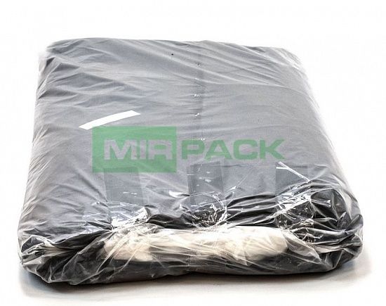 Мешки для мусора 360 литров, 40 мкм, в пачках ПВД, черные, пласт - Вид 3