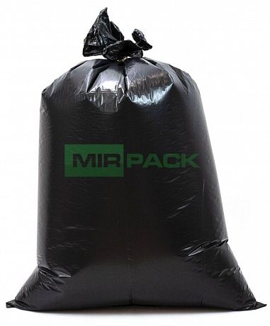 Мешки для мусора 120 литров, 25 мкм (материал ПСД, в рулоне 20 штук, 70x110 см) Надежные - Вид 4