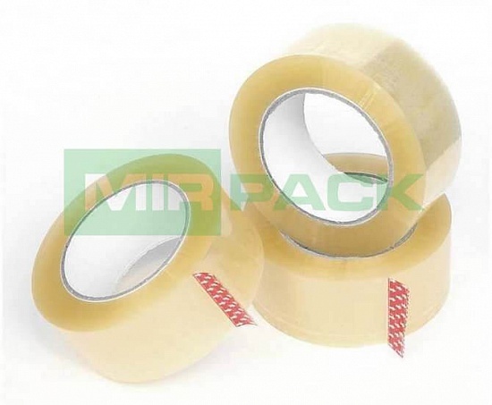 Скотч упаковочный прозрачный 50 мм 60 м 40 мкм - Вид 1