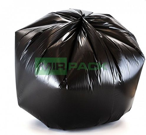 Мешки для мусора с ушками 60 л, 20 шт, 20 мкм, черные, 60*76 см, серии «Premium Lux Ушки» - Вид 3