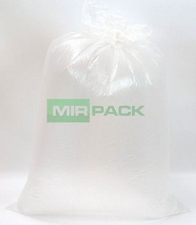 Мешки для мусора 120 л, 25 мкм, в рулоне 10 штук, ПСД, прозрачные, 2 слоя, 70х110 см, Professional - Вид 2