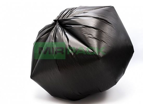 Мешки для мусора 35 литров, в рулоне 30 штук, 12 мкм, материал ПНД, 50х64 см, черные, EXTRA - Вид 4